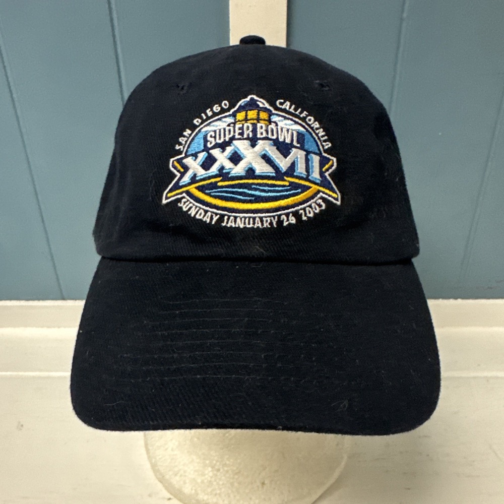 2003 Super Bowl SUPERBOWL XXXVII REEBOK NFL Adjustable Hat Cap San Diego!
